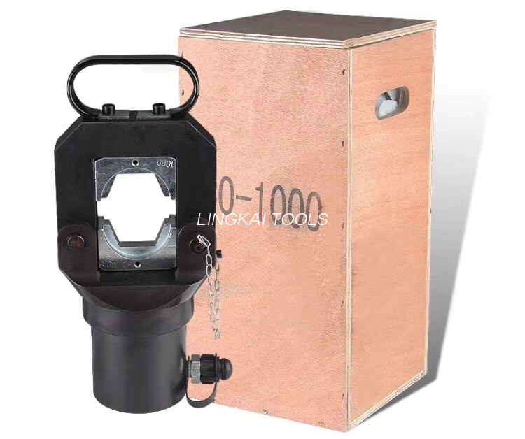 CO-1000 hüdraulilise kompressori torni ohutusvarustus 55T kuusnurkne pressimisvahemik 400–1000 mm2